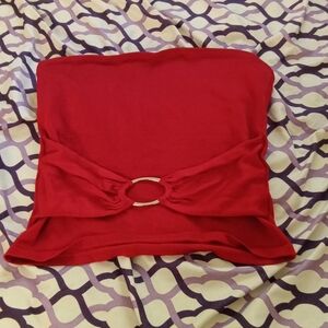 Vintage red tube top